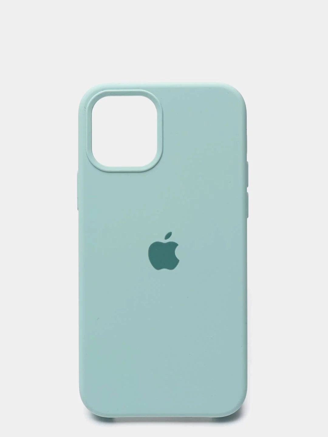 Мятный чехол iPhone 13 6.1" Силиконовый с логотипом (Silicone Case) Закрытый низ