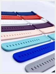 Силиконовый ремешок для Xiaomi Amazfit Bip/ Samsung/Huawei, 20 мм, с кнопкой Универсальный