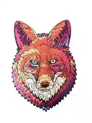 Деревянный фигурный пазл Feelwood "Лиса", 30 х 22 см, 99 деталей