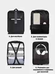 Мужской дорожный школьный рюкзак с usb  для зарядки и с кодовым замком, чемодан