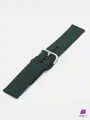 Тёмно-зелёный силиконовый ремешок универсальный для Xiaomi Amazfit Bip/ Samsung/Huawei, 20 мм, с кнопкой