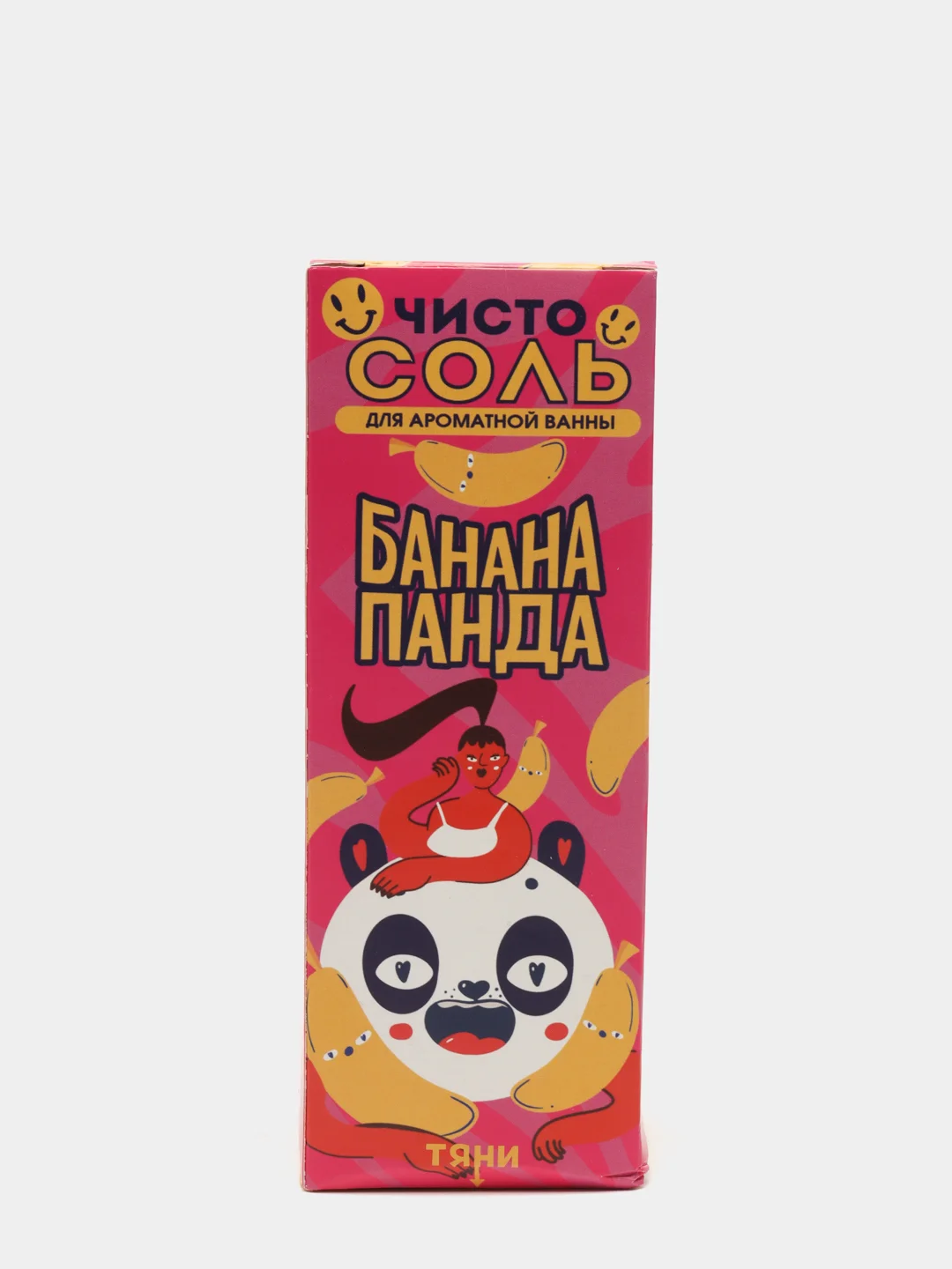 Чисто СОЛЬ для ванны Банана панда, 650 г