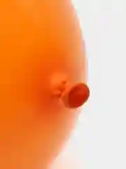 Воздушные шары с нотами, оранжевые