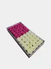 Вишнёвый бутоны мыльных роз, 50 штук