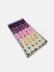Индиго бутоны мыльных роз, 50 штук