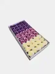 Фиолетовый бутоны мыльных роз, 50 штук