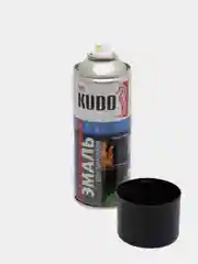 Эмаль термостойкая для мангалов черная KUDO KU5122 520мл