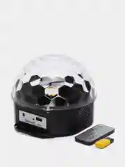 Светодиодный Диско шар с bluetooth флешкой пультом 2 динамика. Новогодняя