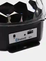 Светодиодный Диско шар с bluetooth флешкой пультом 2 динамика. Новогодняя