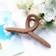 Коричневый краб заколка для волос