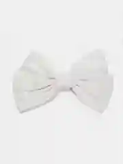 Белый заколка для волос бант
