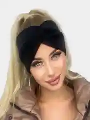 Шапка/Повязка чалма/Утепленная повязка на голову/Вязанная повязка на голову / Шерстяная