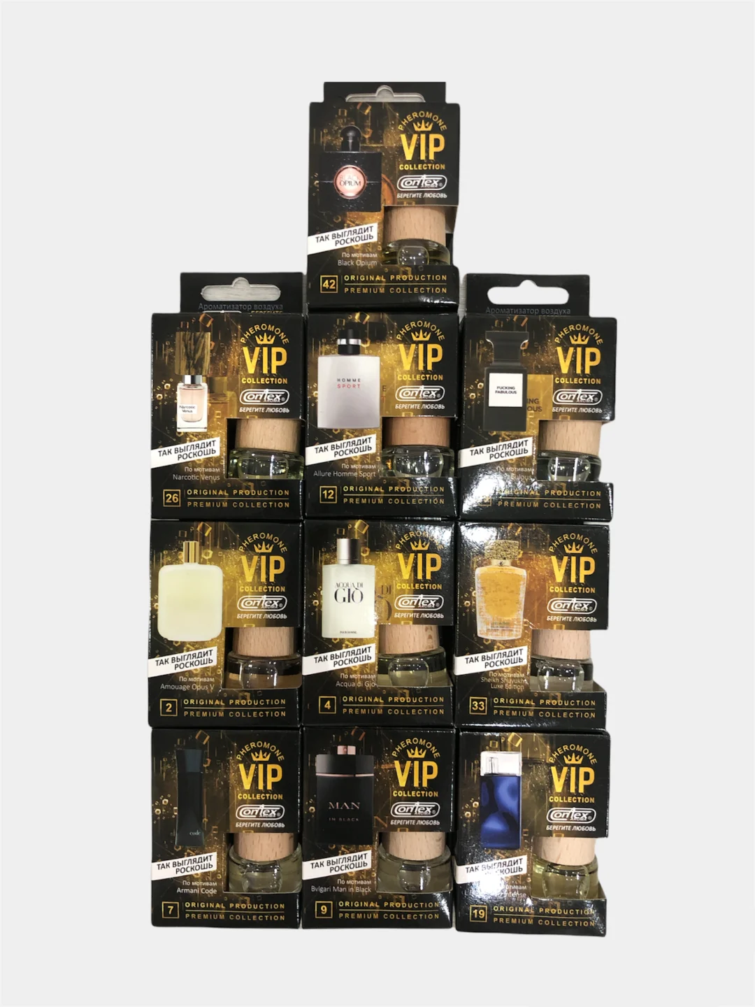 Ароматизатор для автомобиля PHEROMONE VIP COLLECTION , автопарфюм с феромонами от CONTRA