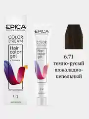 Гель-краска для волос Color Dream Epica Professional, 6-8 УГТ, 100 мл