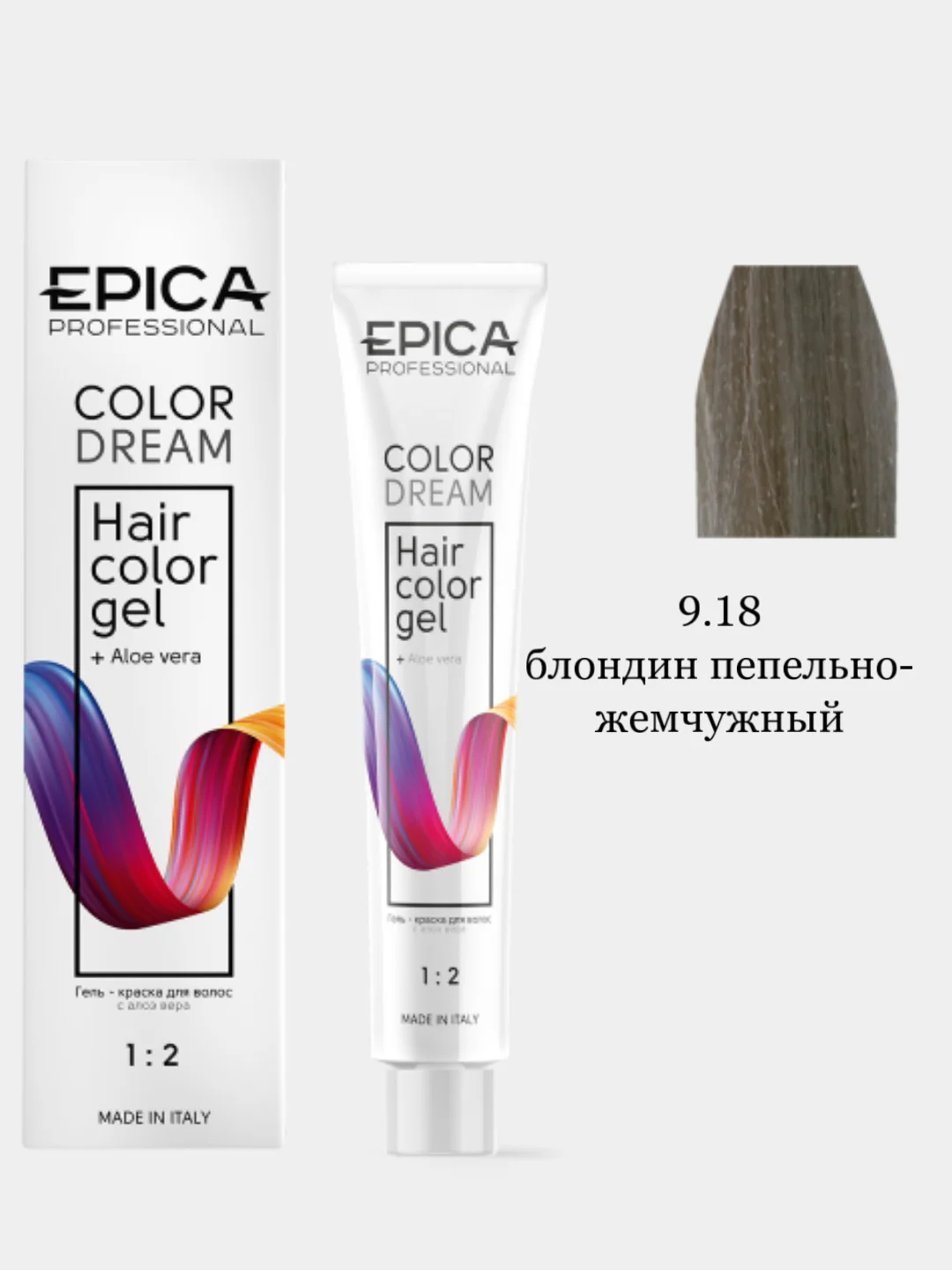 Гель-краска для волос Color Dream Epica Professional, 9-10, 100 мл