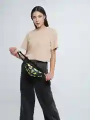 Черный сумка поясная