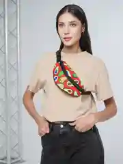 Красный сумка поясная