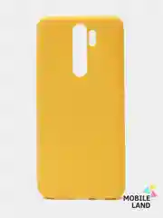 Желтый чехол Xiaomi Redmi Note 8 Pro силиконовый