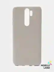 Серый меланж чехол Xiaomi Redmi Note 8 Pro силиконовый