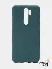 Синий меланж чехол Xiaomi Redmi Note 8 Pro силиконовый