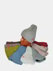 Шапка женская вязаная утепленная на флисе зимняя