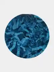 Синий бумажный наполнитель для подарочных коробок