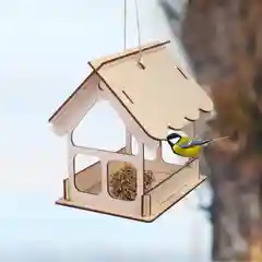 Кормушка для птиц Greengo "Домик", 19 х 18 х 16 см