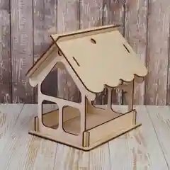 Кормушка для птиц Greengo "Домик", 19 х 18 х 16 см