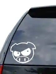 Наклейка на авто "Subaru Pig - Хрюшка Субару" 10х8см