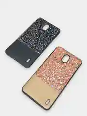 Конфетный чехол Nokia 2, силиконовый со стразами