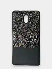 Черный чехол Nokia 3 силиконовый со стразами