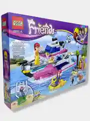 Конструктор Friends/Прогулочный Катер со светящимися деталями, 411 деталей