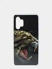Терракотовый чехол для Samsung A32 (4G) силиконовый рисунки