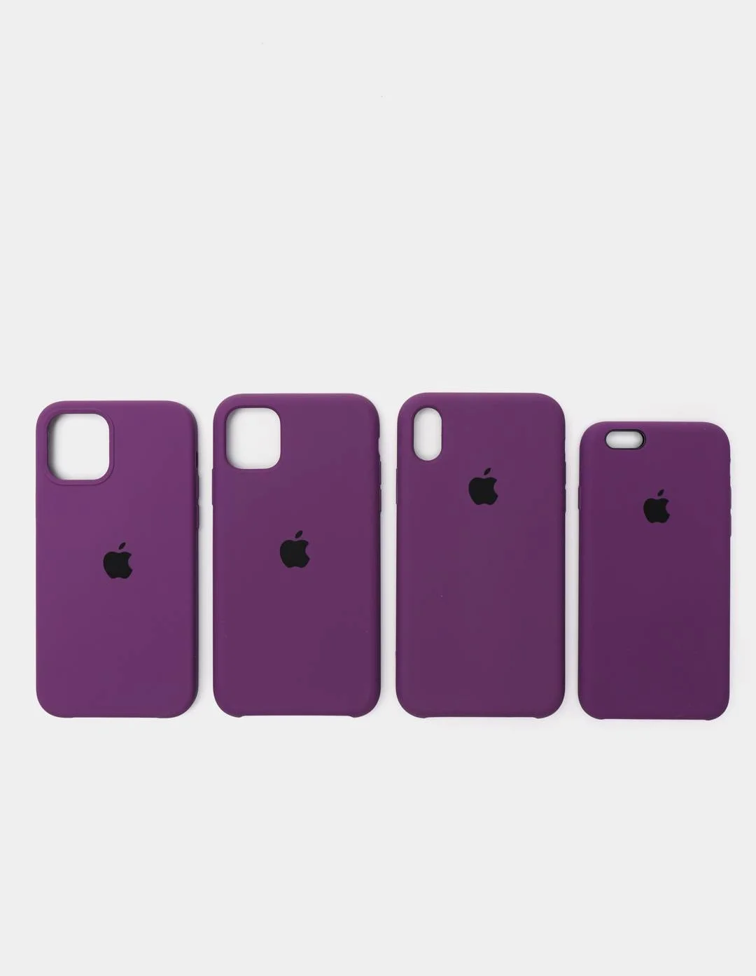 Пурпурный чехол Silicone Case для iPhone 11,XR,7,8,12,XS,8+,7+,11 Pro,Max,12 Pro,XS MAX