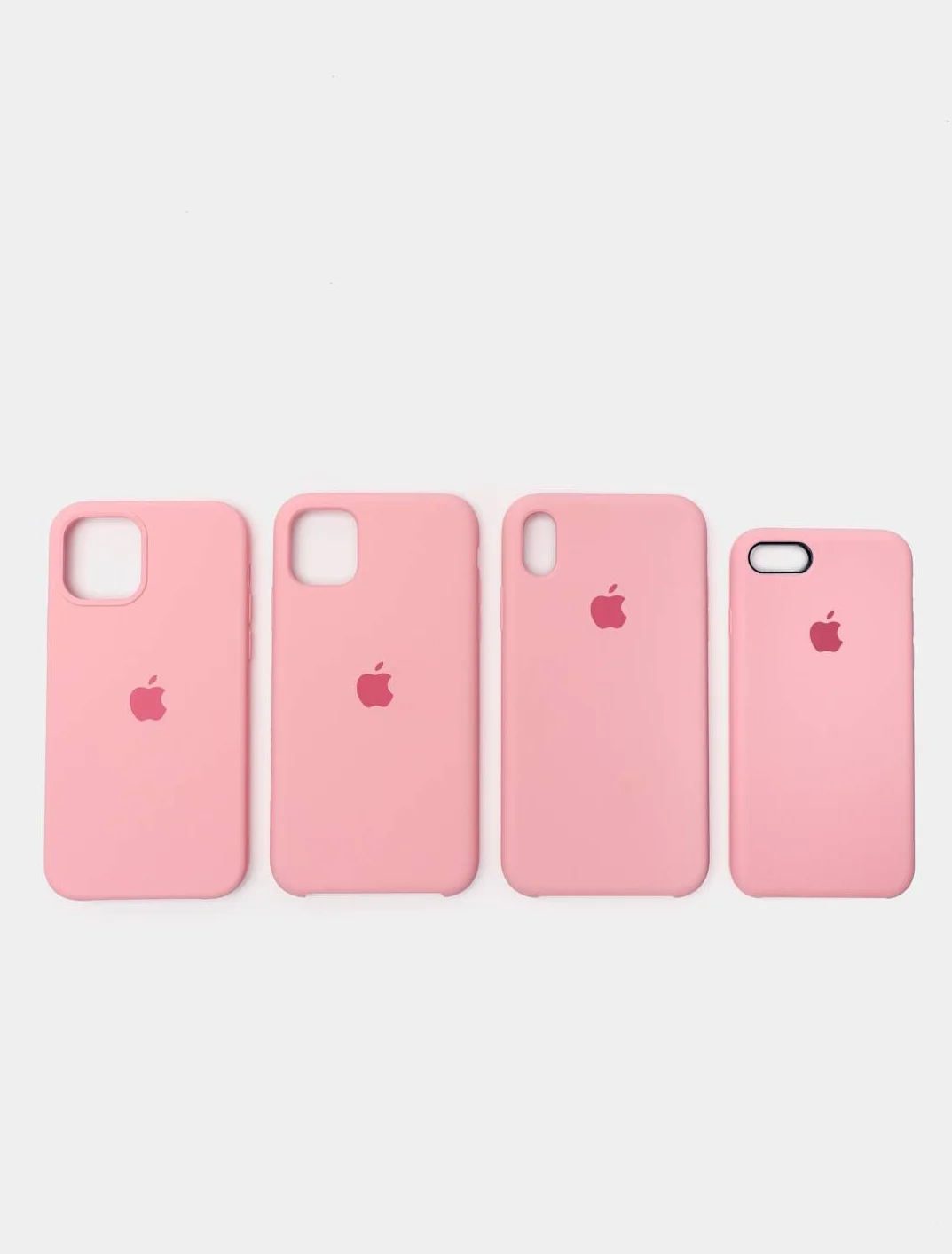 Розовый чехол Silicone Case для iPhone 11,XR,7,8,12,XS,8+,7+,11 Pro,Max,12 Pro,XS MAX