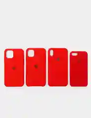 Алый чехол Silicone Case для iPhone 11,XR,7,8,12,XS,8+,7+,11 Pro,Max,12 Pro,XS MAX