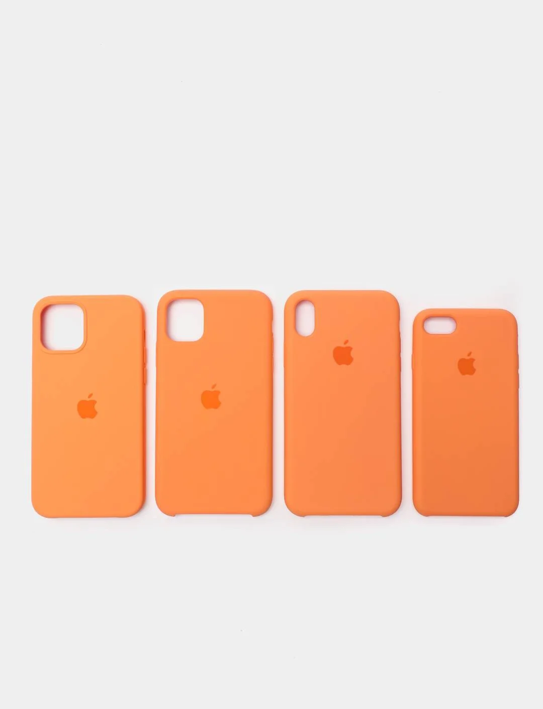 Оранжевый чехол Silicone Case для iPhone 11,XR,7,8,12,XS,8+,7+,11 Pro,Max,12 Pro,XS MAX