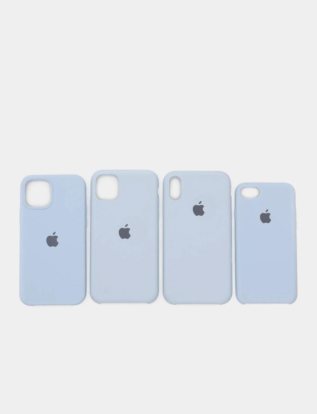 Светло-синий чехол Silicone Case для iPhone 11,XR,7,8,12,XS,8+,7+,11 Pro,Max,12 Pro,XS MAX