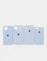 Светло-синий чехол Silicone Case для iPhone 11,XR,7,8,12,XS,8+,7+,11 Pro,Max,12 Pro,XS MAX