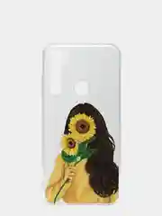 Желтый чехол для Xiaomi Redmi Note 8 силиконовый