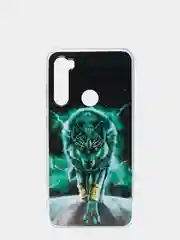 Зеленый чехол для Xiaomi Redmi Note 8 силиконовый