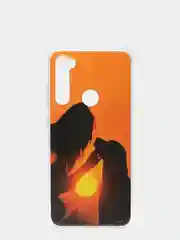 Оранжевый чехол для Xiaomi Redmi Note 8 силиконовый