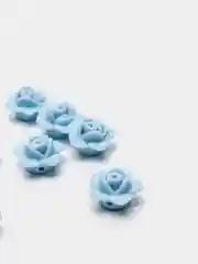 Бирюзовый бусины Розы из искусственного коралла для рукоделия и украшений
