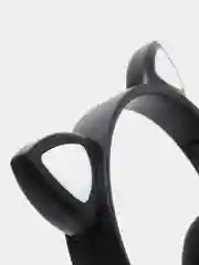 Черный беспроводные светящиеся наушники с ушками CAT EAR P33M