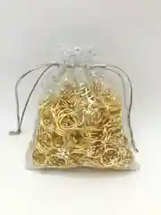 Серебряный пакет подарочный из органзы (мешочек) на завязках