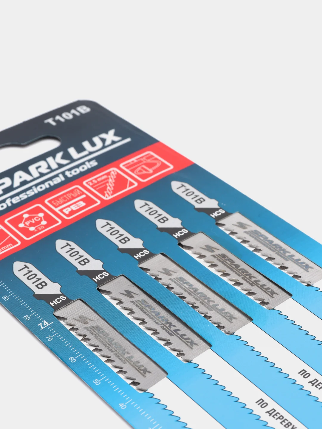 Пилка полотно для лобзика по дереву Spark T101В 5 штук