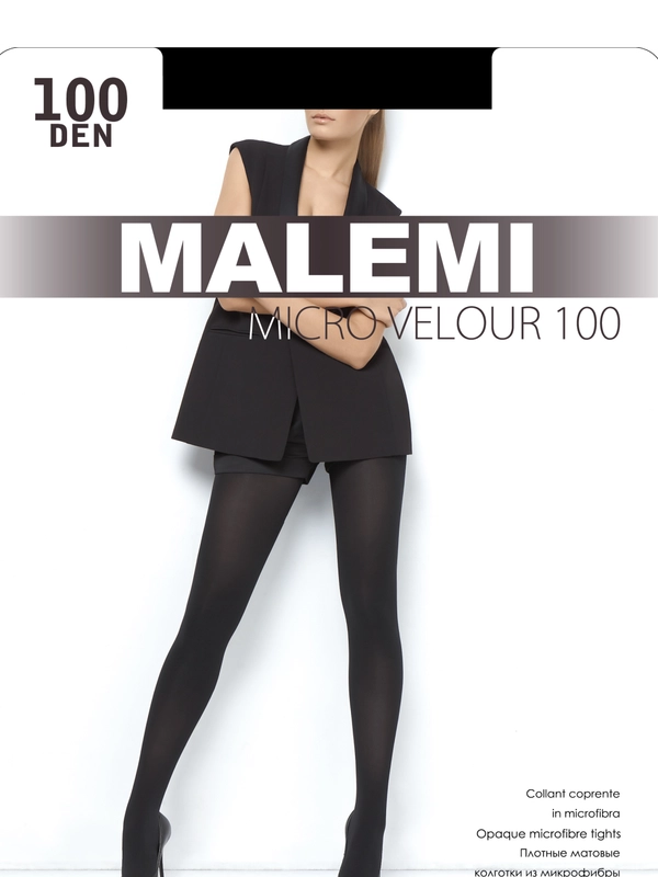 Колготки женские Malemi  Micro Velour 100 из микрофибры