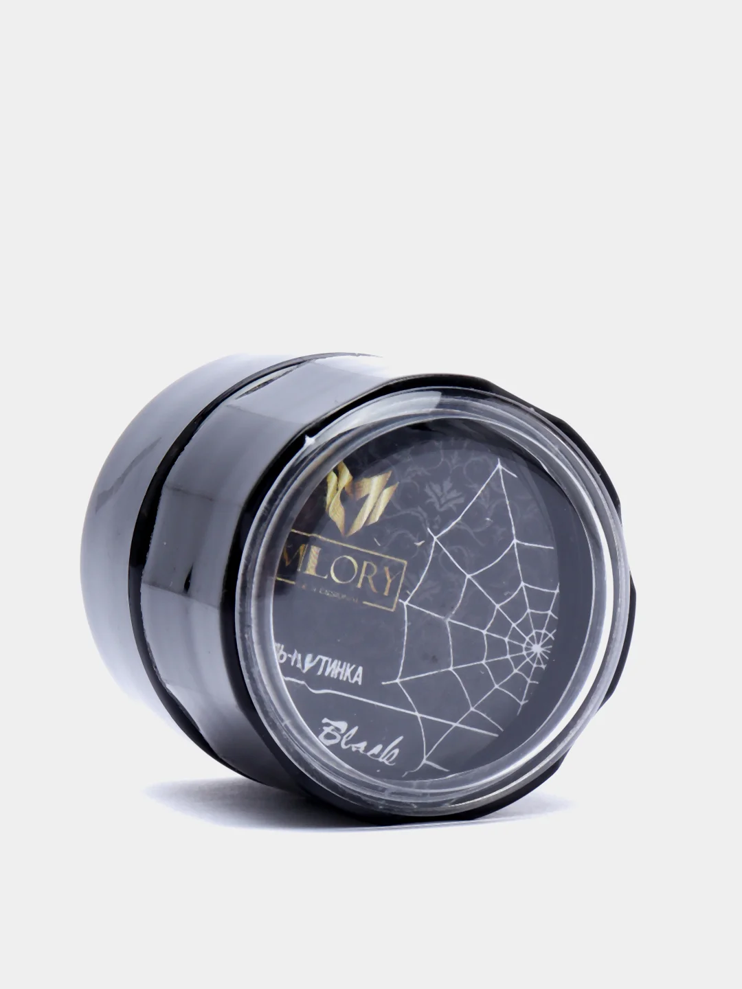 Milory, Гель паутинка Gossamer black, черная, 5 г