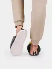 Желтый тапочки домашние женские Смайлики