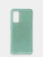 Зеленый чехол Samsung Galaxy S20 FE, S20FE, Самсунг Галакси С20 ФЕ, С20ФЕ блестящий сияющий